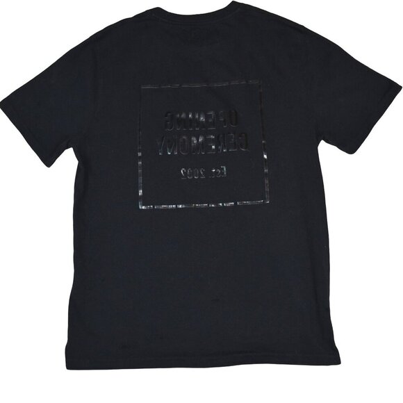 Men's Opening Ceremony Black on Black T Shirt Size Medium Streetwear Capsule - Picture 3 of 7
